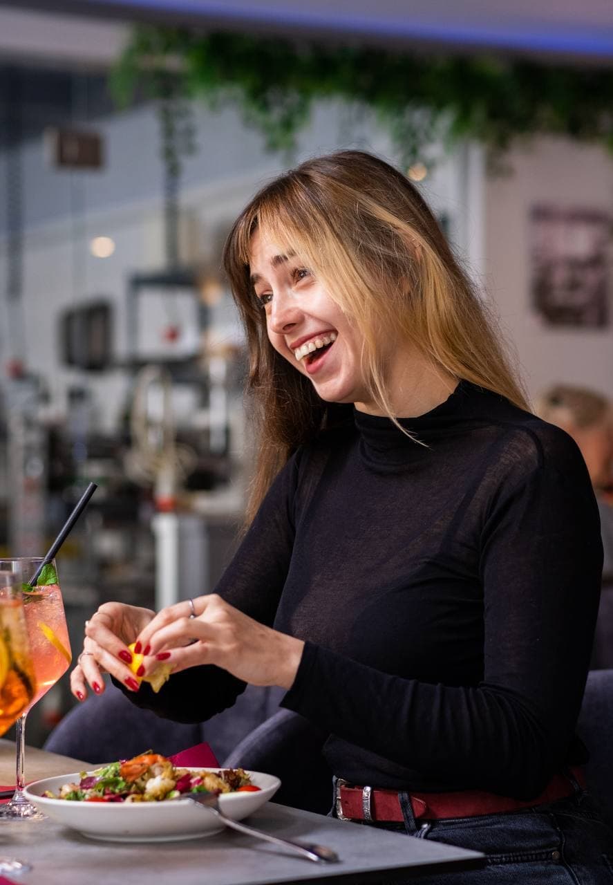 Lebhafte Atmosphäre